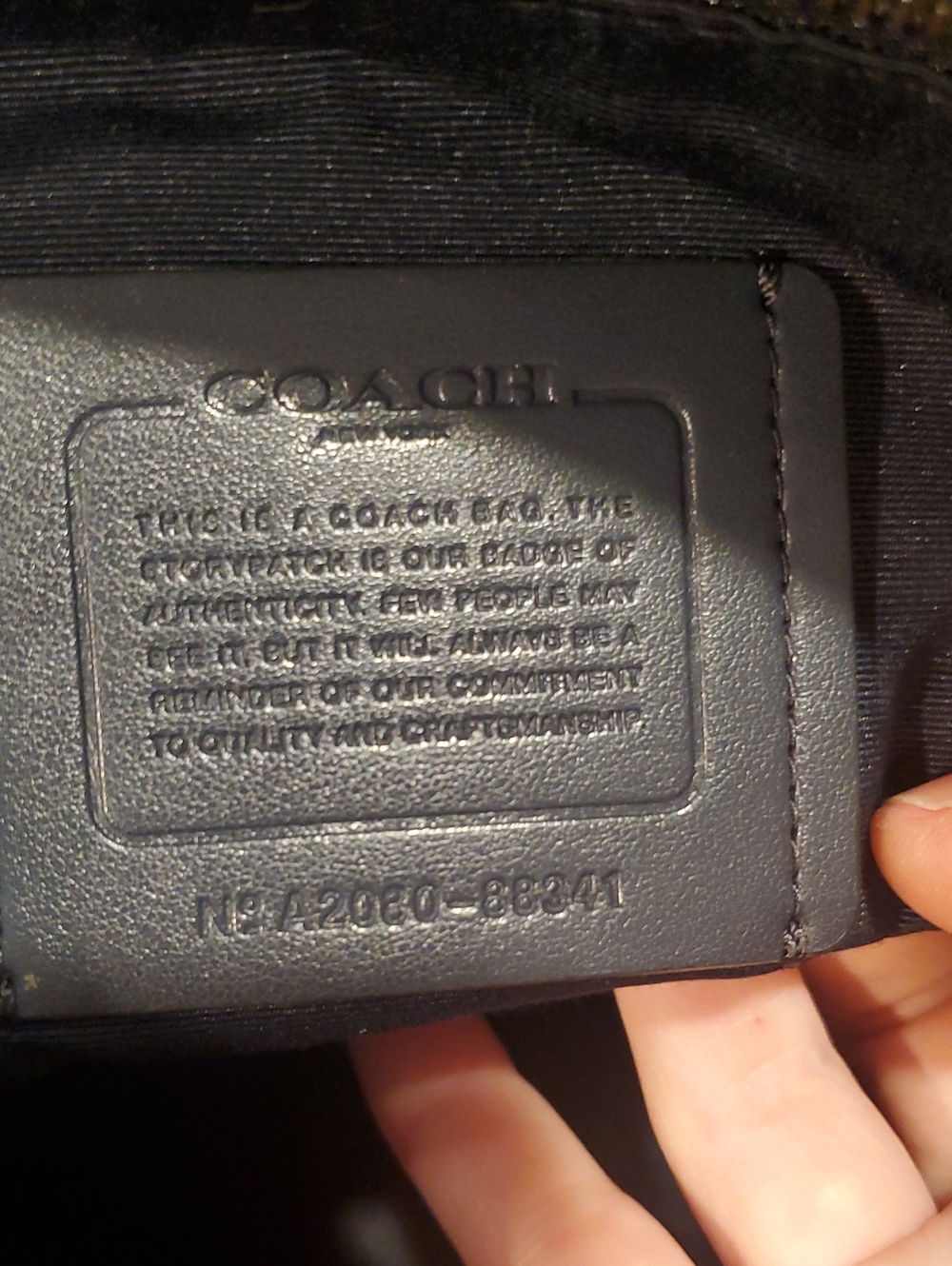 Like NEW Coach Plaza Tote In Boysenberry - Picture 13 of 14